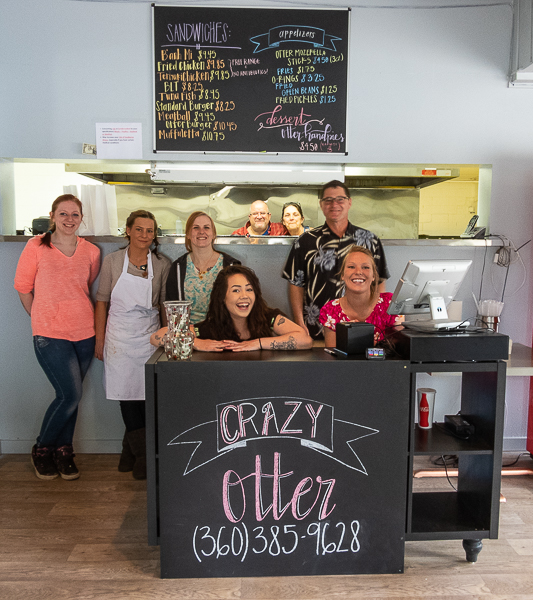 THE CRAZY OTTER OPENS IN HADLOCK