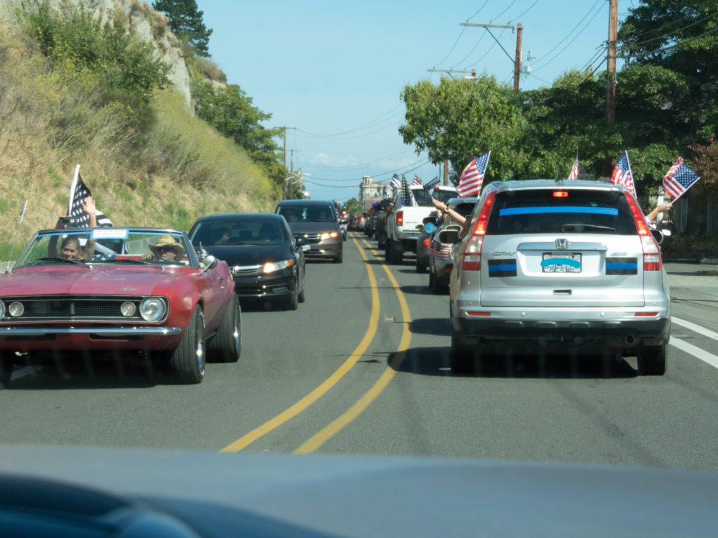 Massive Back the Blue Rally in Port Townsend