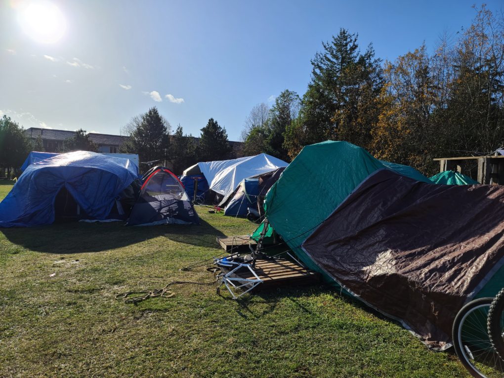 Squatters Camp Grows at Fairgrounds: Photo Essay